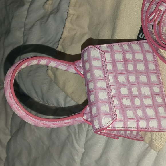 Jacquemus Le Chiquito Mini Bag 'Print Pink Checked' - Picture 5 of 13